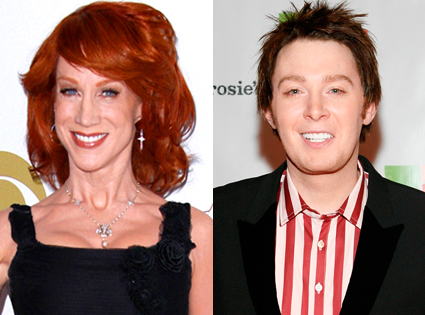 Kathy Griffin, Clay Aiken Kathy Griffin, Clay Aiken